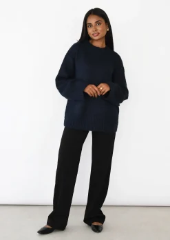 Pulls L Cardigans^Outfitbook Pull en maille oversize bleu