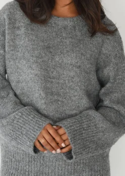 Pulls L Cardigans^Outfitbook Pull en maille oversize GRIS