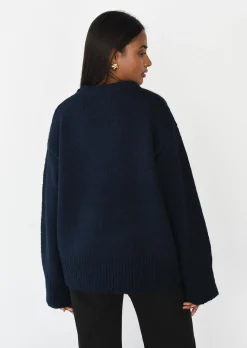 Pulls L Cardigans^Outfitbook Pull en maille oversize bleu