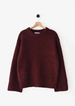 Pulls L Cardigans^Outfitbook Pull en maille oversize bordeaux