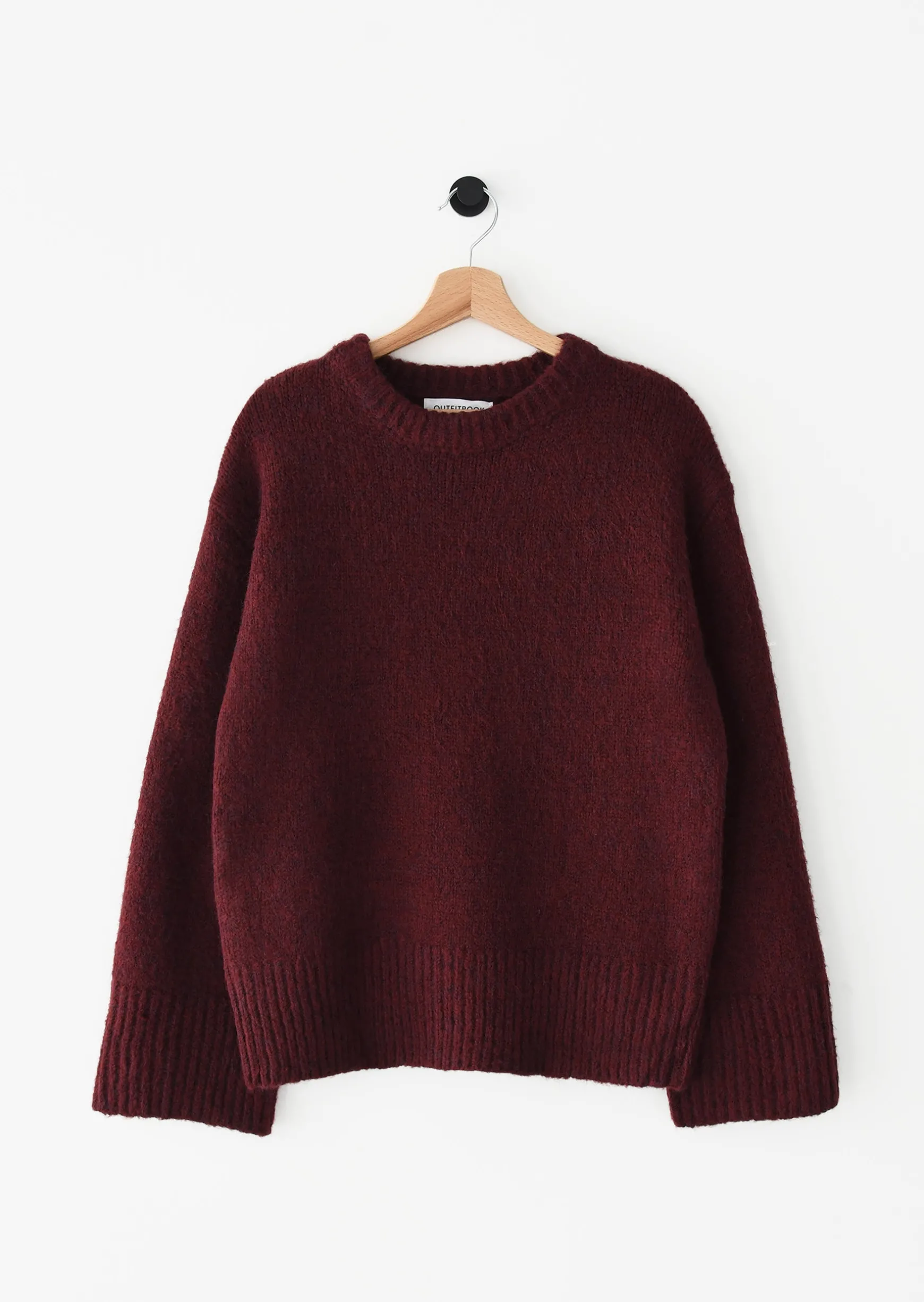 Pulls L Cardigans^Outfitbook Pull en maille oversize bordeaux