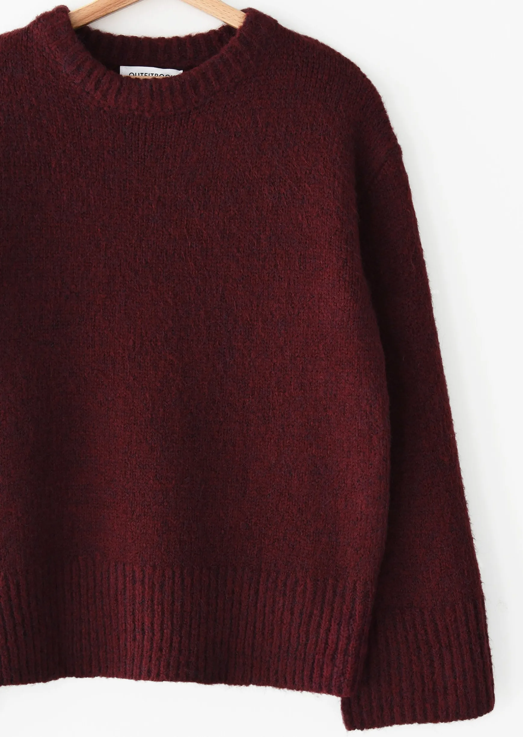Pulls L Cardigans^Outfitbook Pull en maille oversize bordeaux