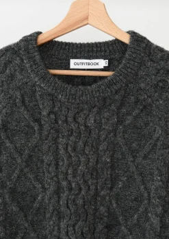 Pulls L Cardigans^Outfitbook Pull en maille torsadée GRIS