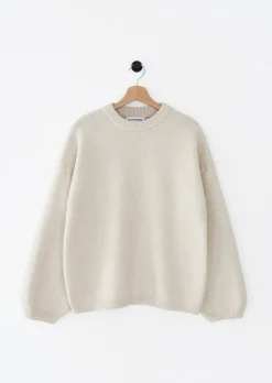 Pulls L Cardigans^Outfitbook Pull maille oversize col rond BEIGE