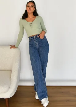 Pulls L Cardigans^Outfitbook Pull à découpe VERT
