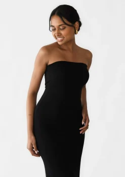 Robes^Outfitbook Robe bandeau NOIR