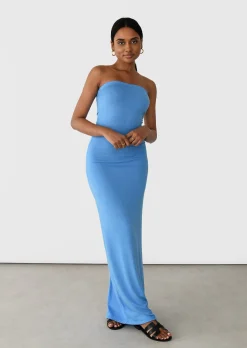 Robes^Outfitbook Robe bandeau BLEU