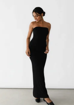 Robes^Outfitbook Robe bandeau NOIR