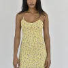 Robes^Outfitbook Robe courte imprimée JAUNE
