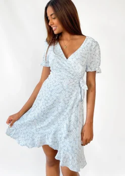Robes^Outfitbook Robe fleurie cache coeur à volants