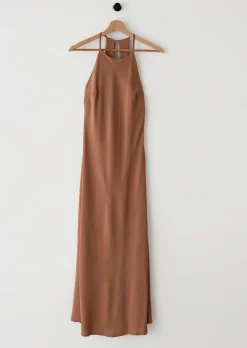 Robes^Outfitbook Robe longue col haut TERRACOTTA