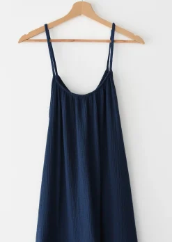 Robes^Outfitbook Robe longue en coton NAVY