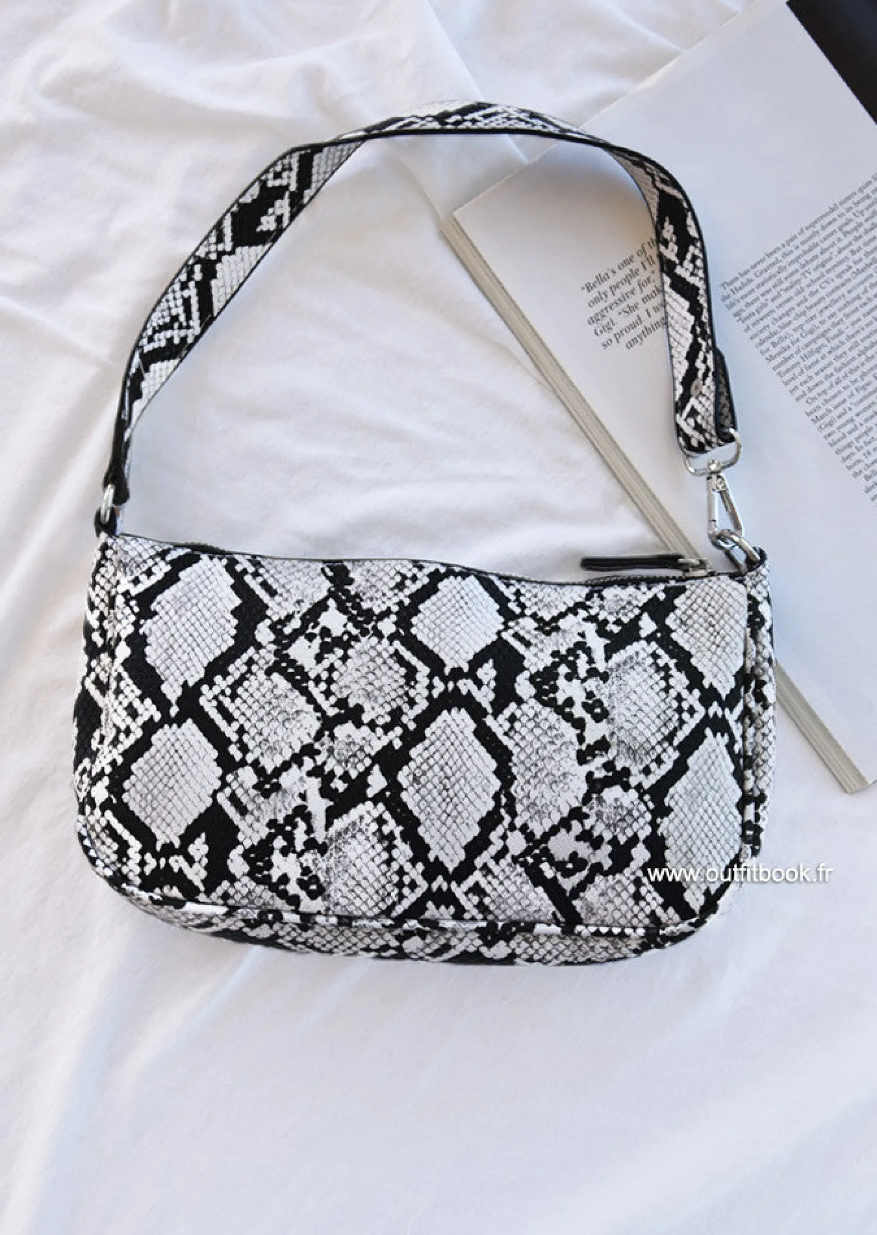 Sacs L Pochettes^Outfitbook Sac porté épaule effet serpent porte