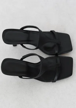 Sandales À Talons^Outfitbook Sandales à talon avec entredoigt NOIR