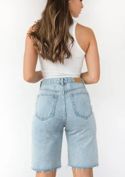 Shorts | Jeans^Outfitbook Short en jean long - Bleu clair BleuClair