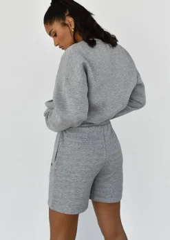 Shorts^Outfitbook Short jogging oversize GRIS