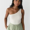 Hauts^Outfitbook Top asymétrique BEIGE