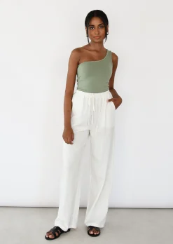 Hauts^Outfitbook Top asymétrique VERT