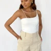 Hauts^Outfitbook Top asymétrique BLANC