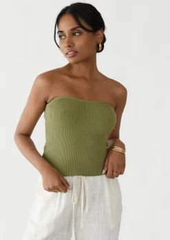 Hauts^Outfitbook Top bandeau VERT