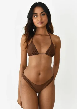 Maillots De Bain^Outfitbook Top bikini triangle Marron