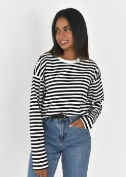Hauts^Outfitbook Top oversize à rayures