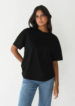 Hauts^Outfitbook T-shirt oversize col rond