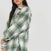 Vestes L Manteaux^Outfitbook Veste à carreaux e VERT