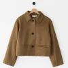 Vestes L Manteaux^Outfitbook Veste effet daim MARRON