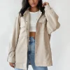 Vestes L Manteaux^Outfitbook Veste en velours côtelé BEIGE