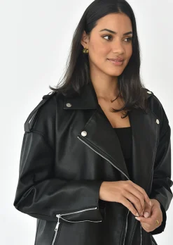 Vestes L Manteaux^Outfitbook Veste oversize similicuir