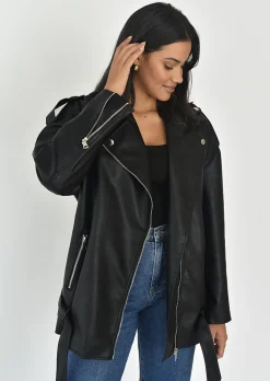 Vestes L Manteaux^Outfitbook Veste oversize similicuir