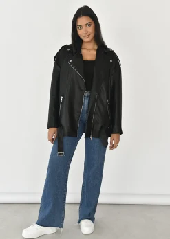 Vestes L Manteaux^Outfitbook Veste oversize similicuir