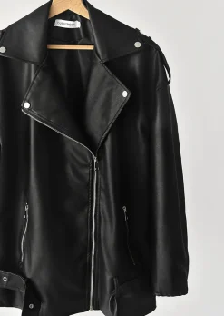 Vestes L Manteaux^Outfitbook Veste oversize similicuir
