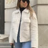 Vestes L Manteaux^Outfitbook Veste pelucheuse crème BEIGE